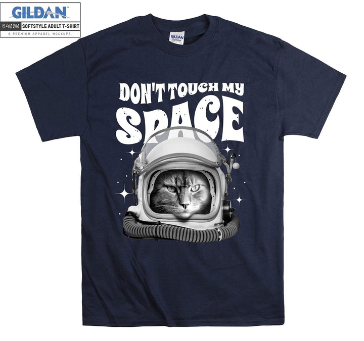 Don't Touch My Space Astronaut Cat T-shirt