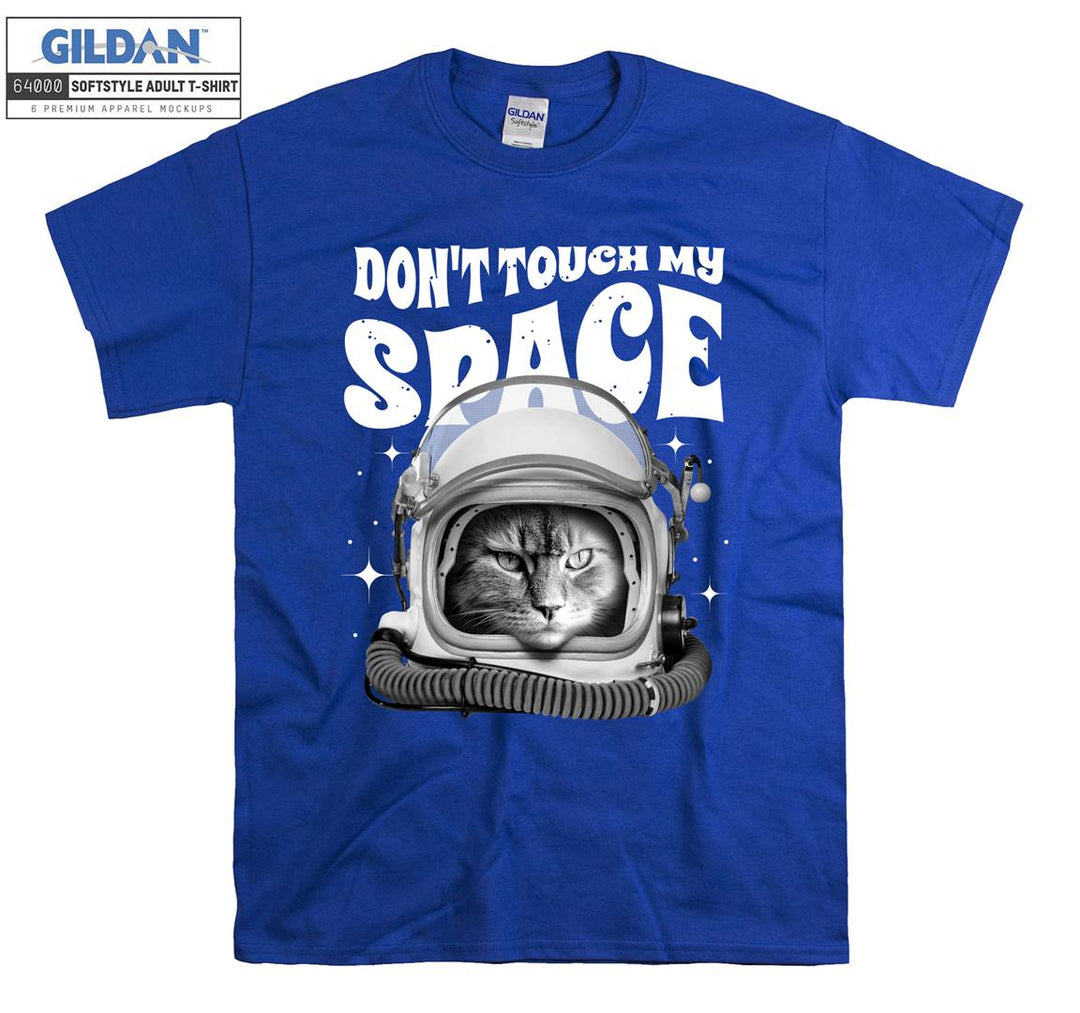 Don't Touch My Space Astronaut Cat T-shirt