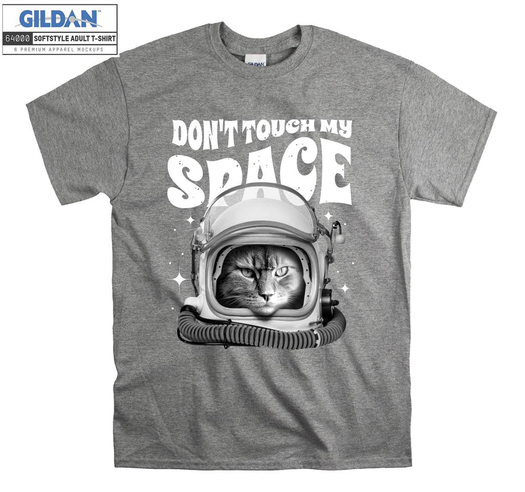 Don't Touch My Space Astronaut Cat T-shirt