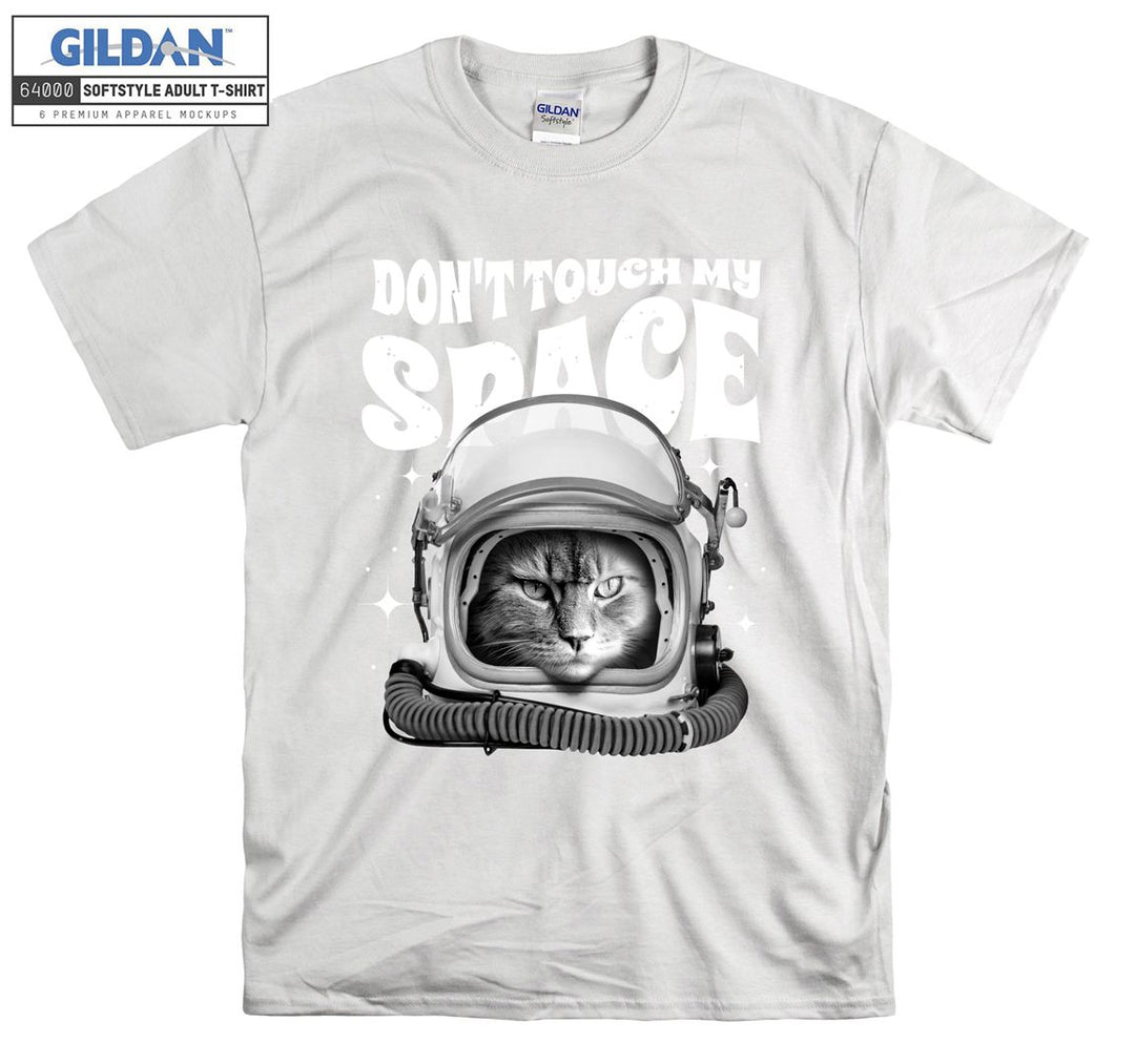 Don't Touch My Space Astronaut Cat T-shirt