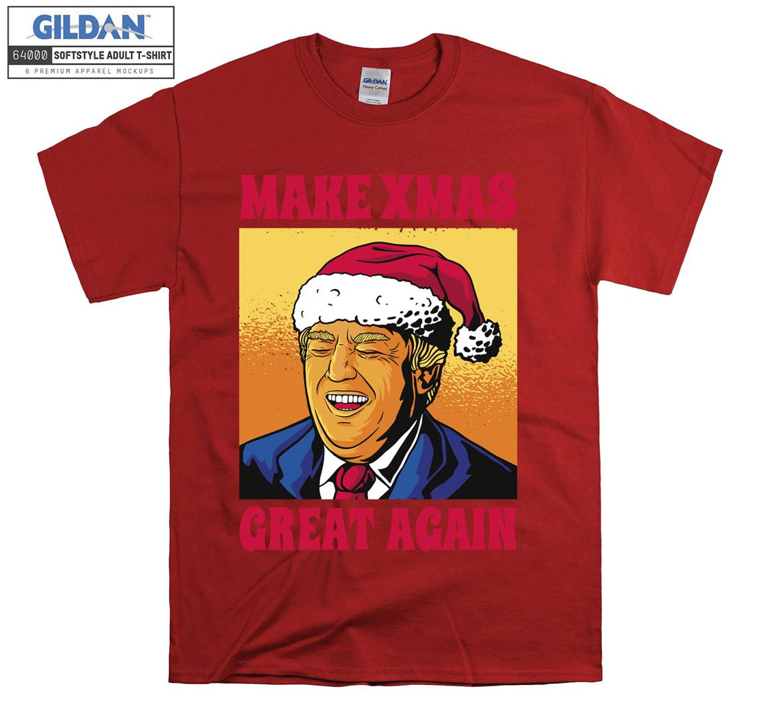 funny trump make xmas great again T-shirt