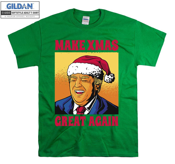 funny trump make xmas great again T-shirt