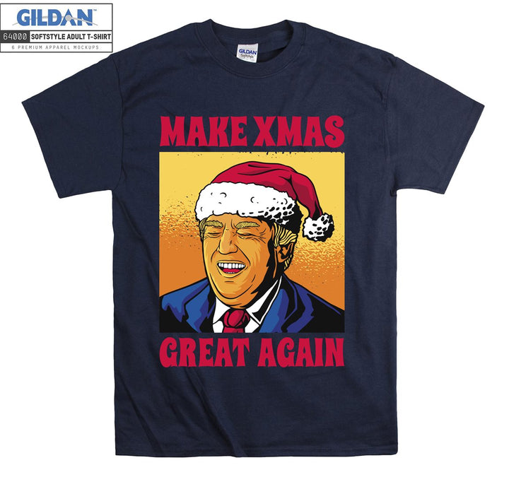 funny trump make xmas great again T-shirt