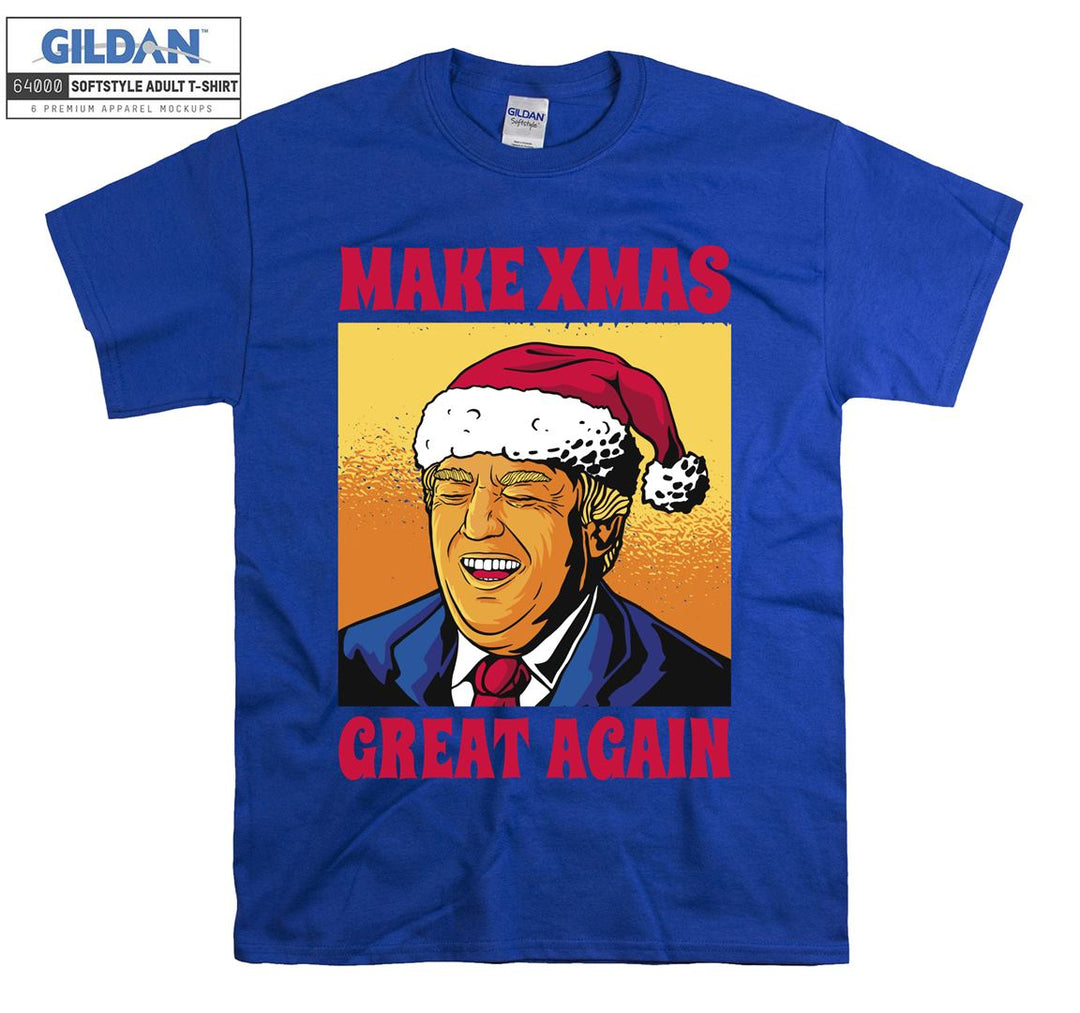 funny trump make xmas great again T-shirt