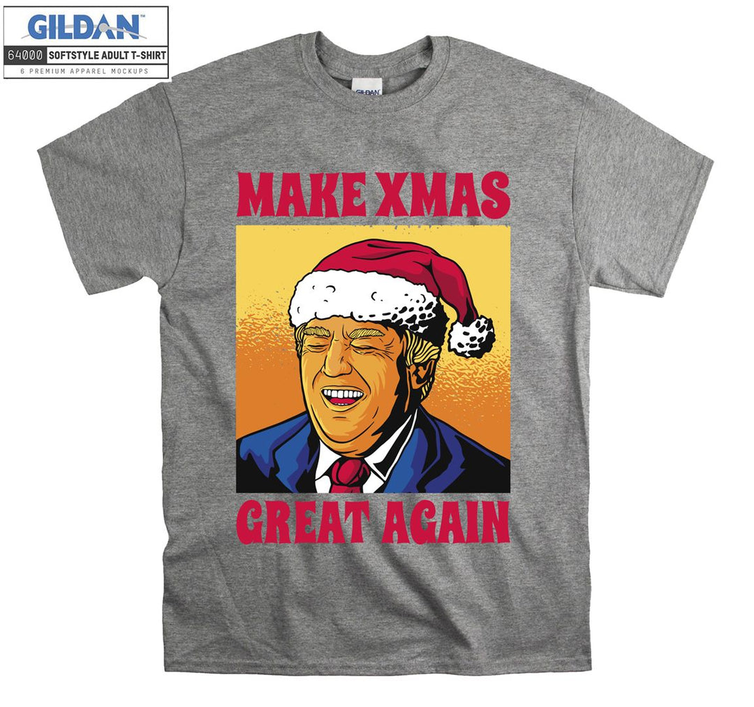 funny trump make xmas great again T-shirt