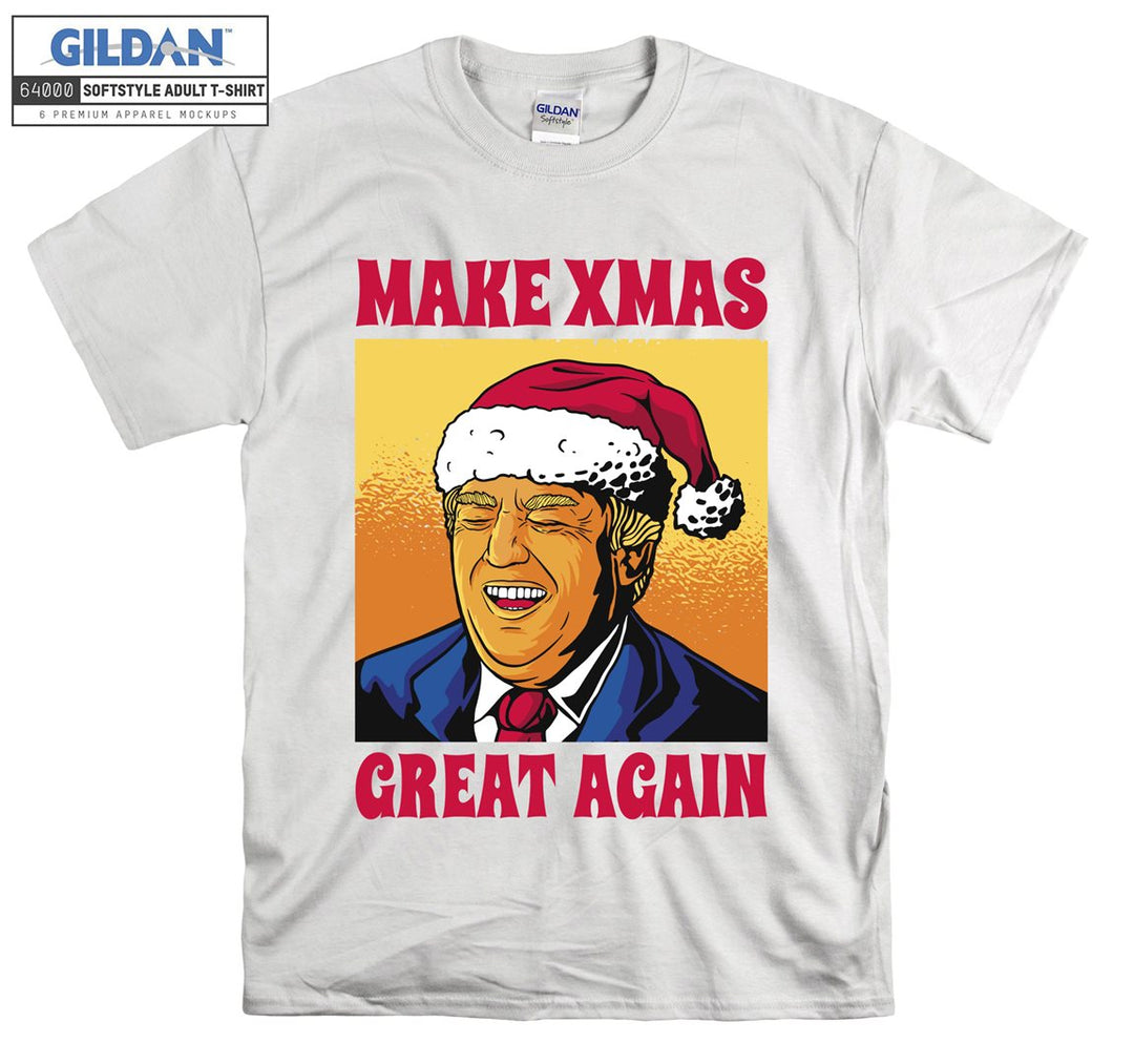 funny trump make xmas great again T-shirt