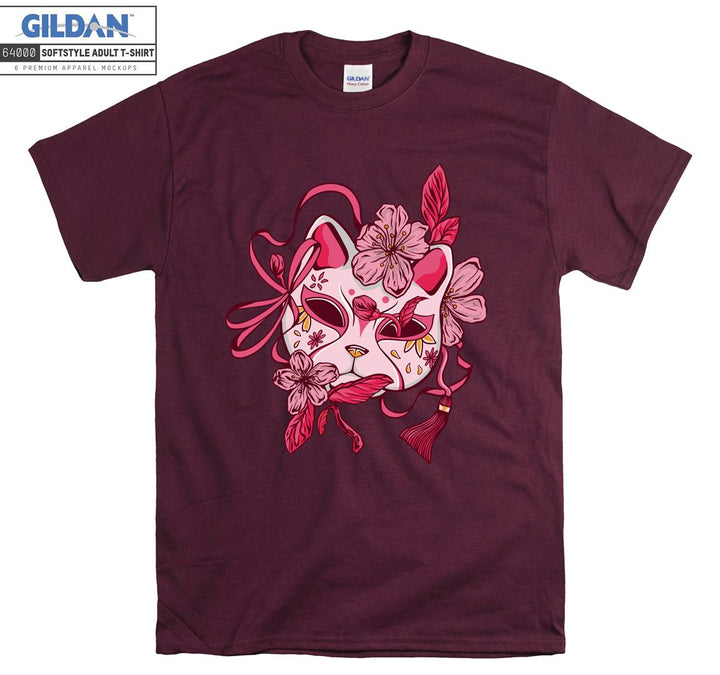 Cute Beautiful Pink Cat Figure T-shirt