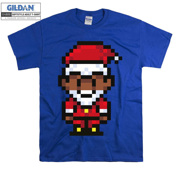 Pixel noel character figure T-shirt