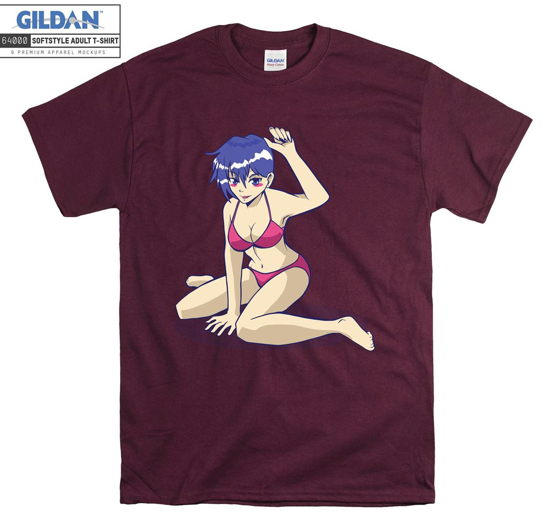 Sexy Anime Bikini Girl T-shirt