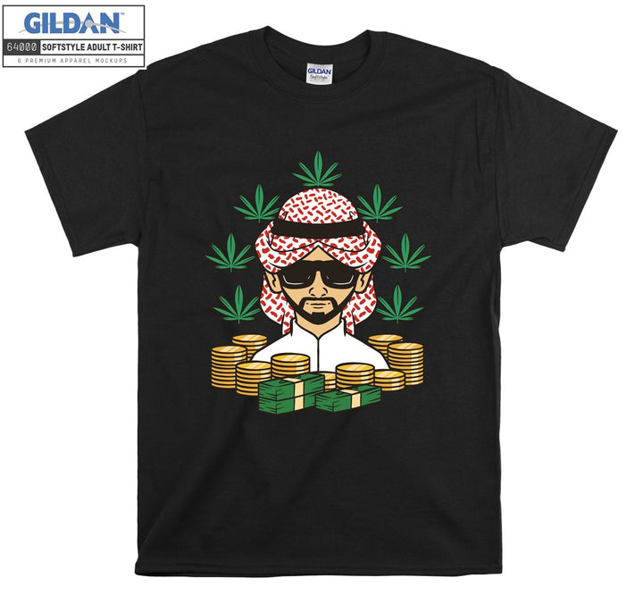 Rich arabic funny figure T-shirt