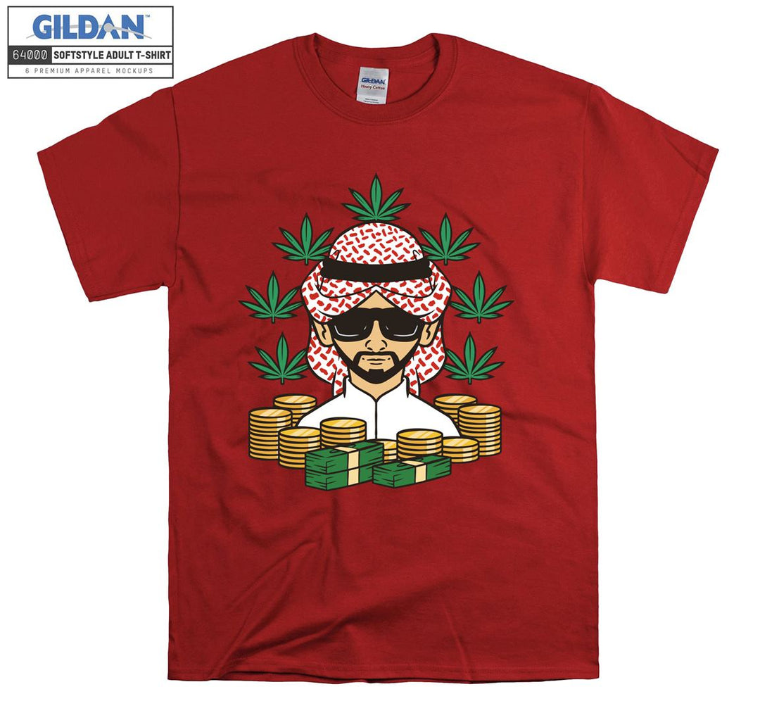 Rich arabic funny figure T-shirt