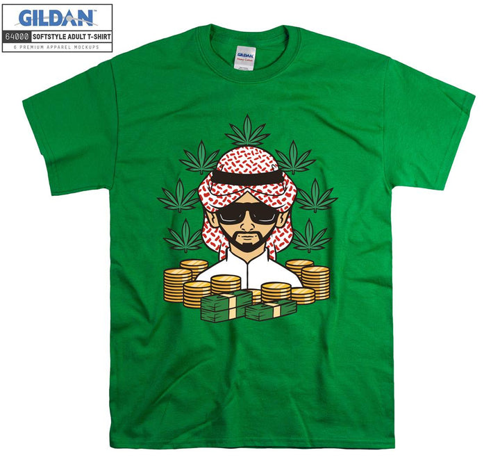 Rich arabic funny figure T-shirt