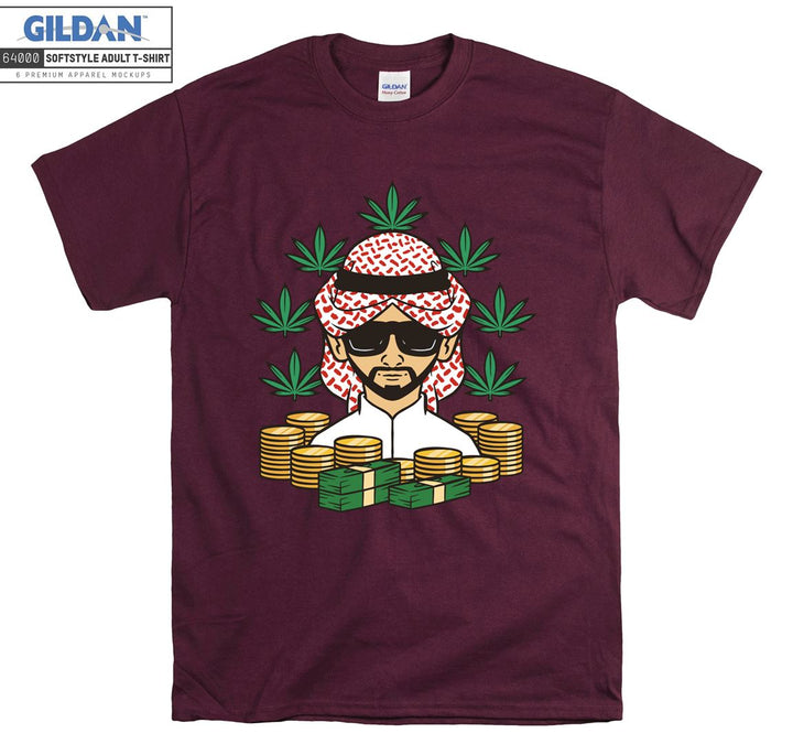 Rich arabic funny figure T-shirt