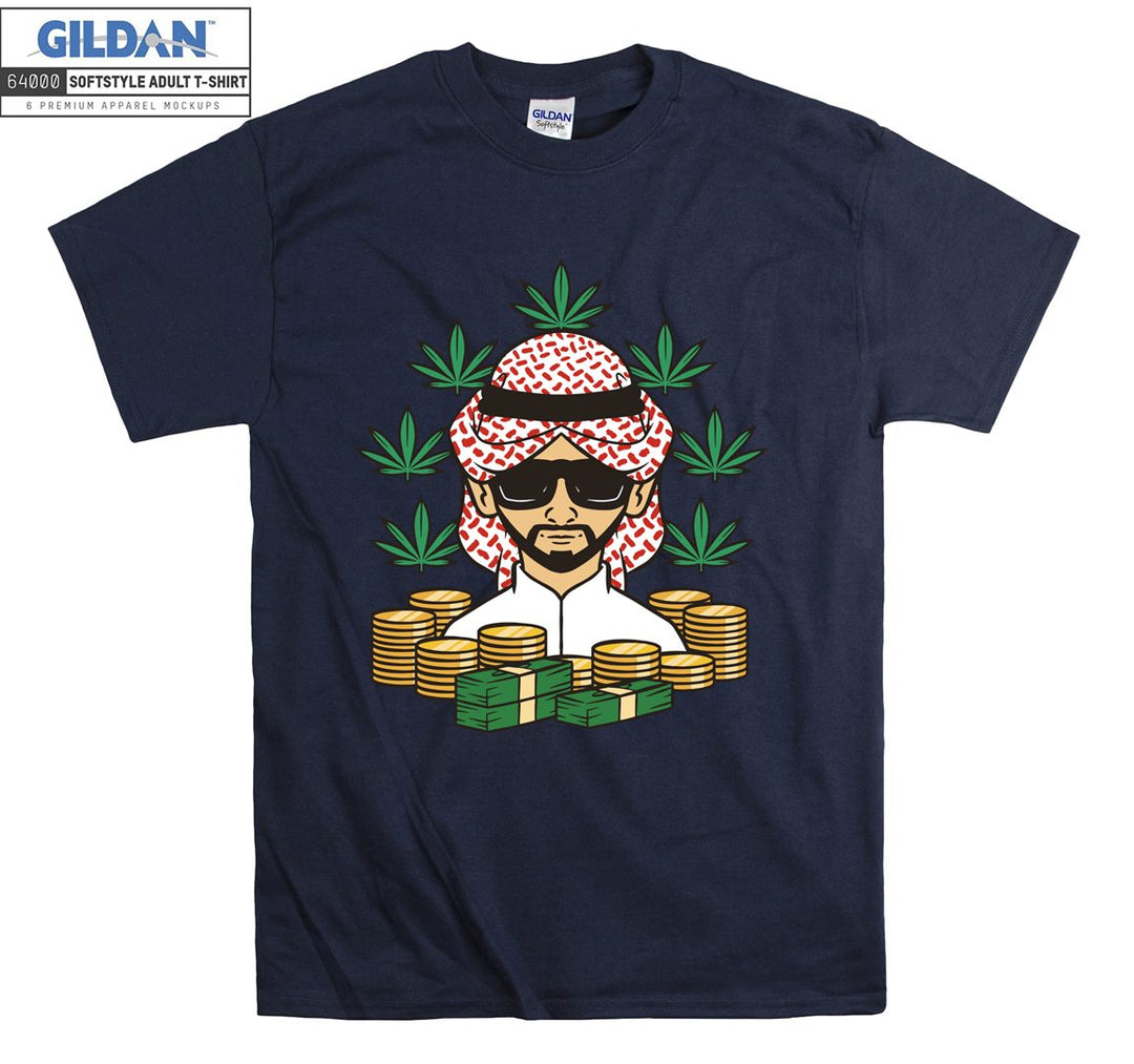 Rich arabic funny figure T-shirt