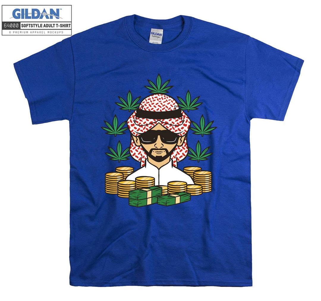 Rich arabic funny figure T-shirt