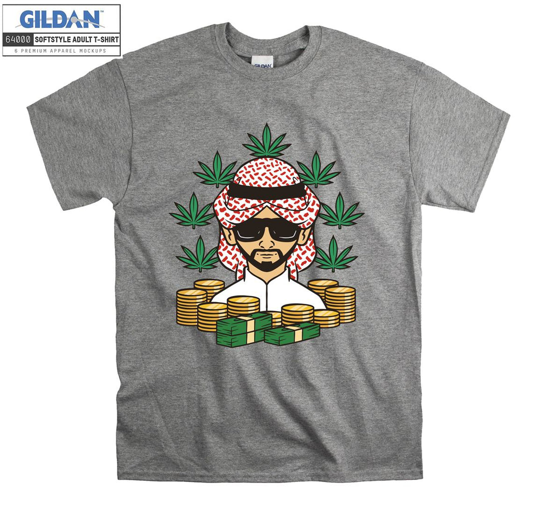 Rich arabic funny figure T-shirt