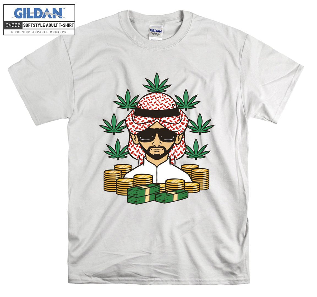 Rich arabic funny figure T-shirt