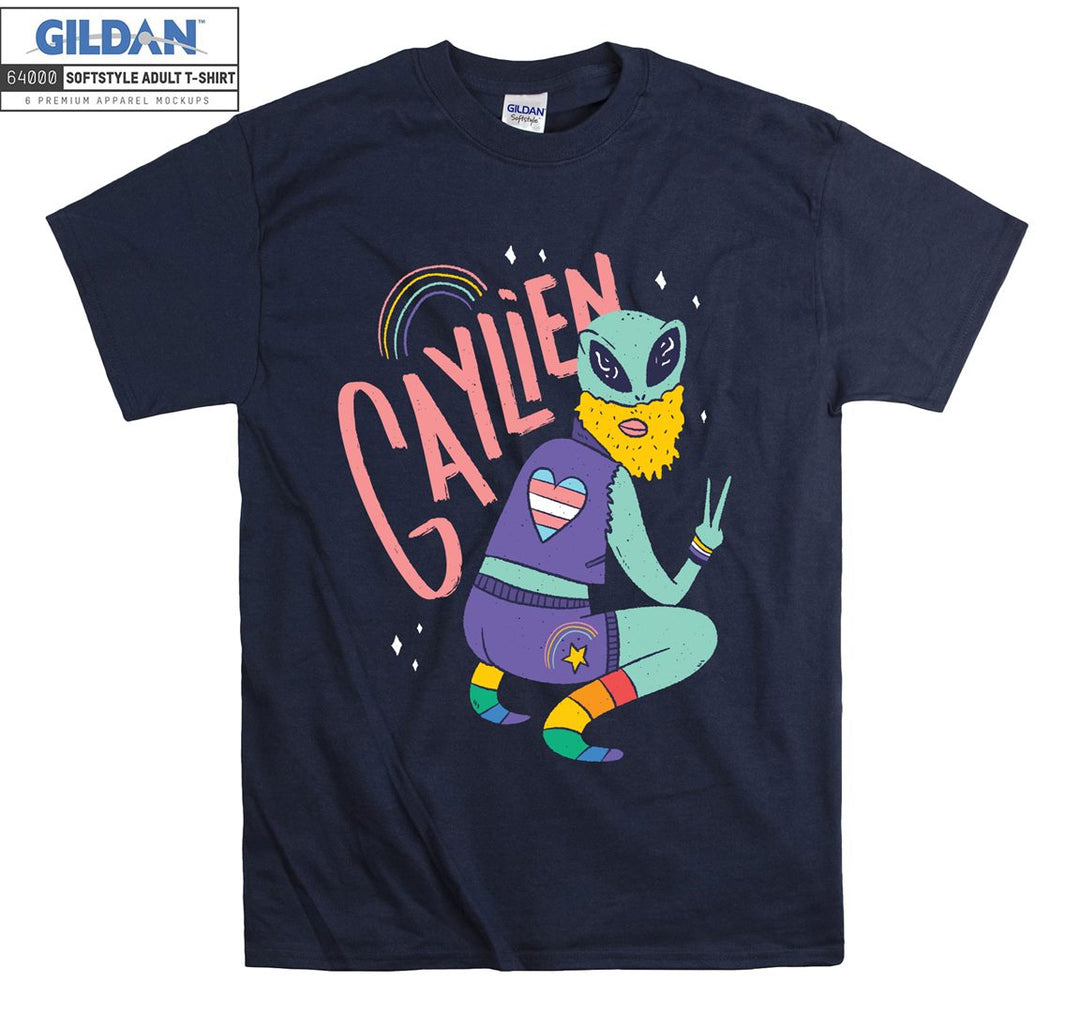 Lgbt allien gaylien figure T-shirt