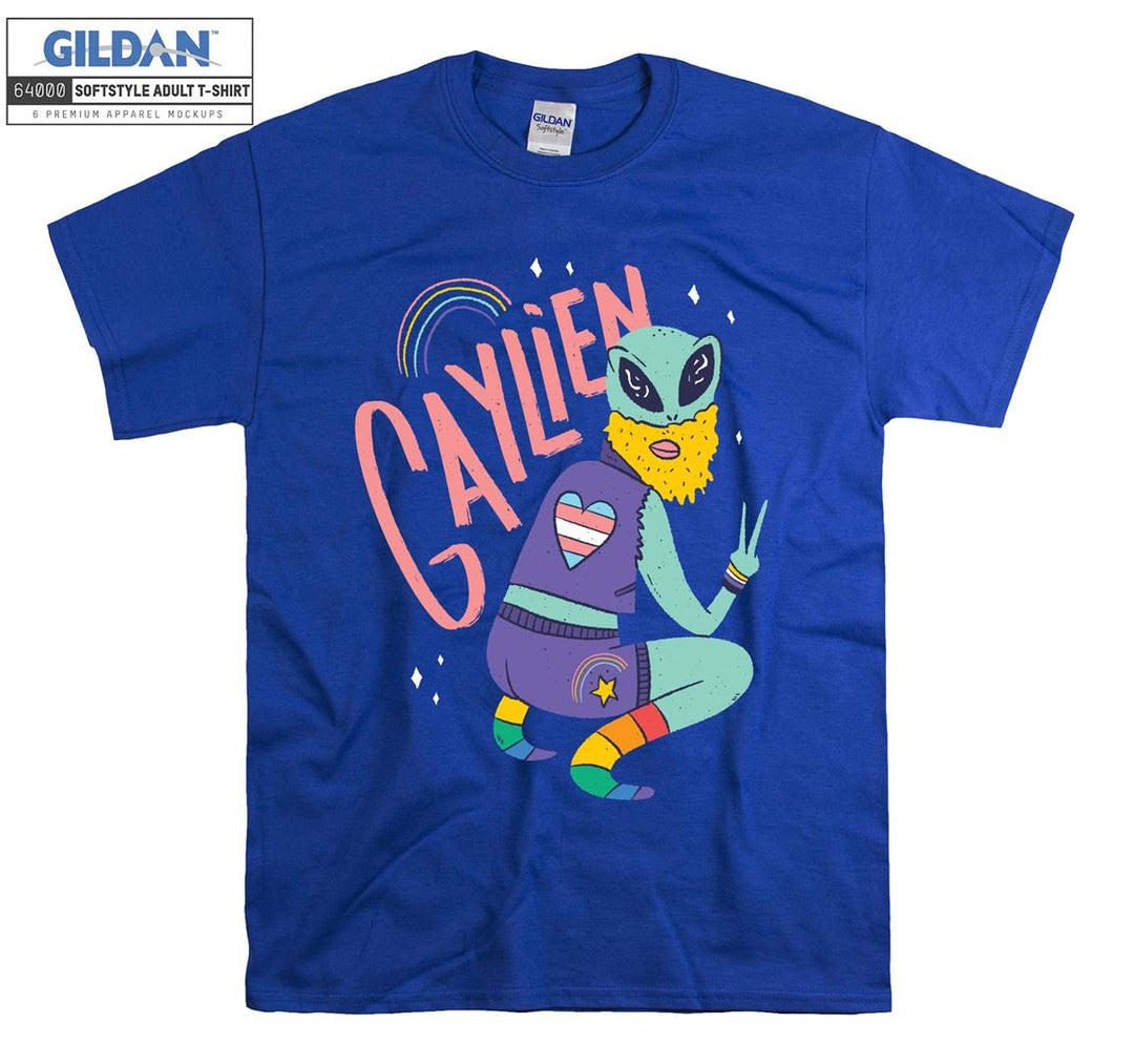 Lgbt allien gaylien figure T-shirt