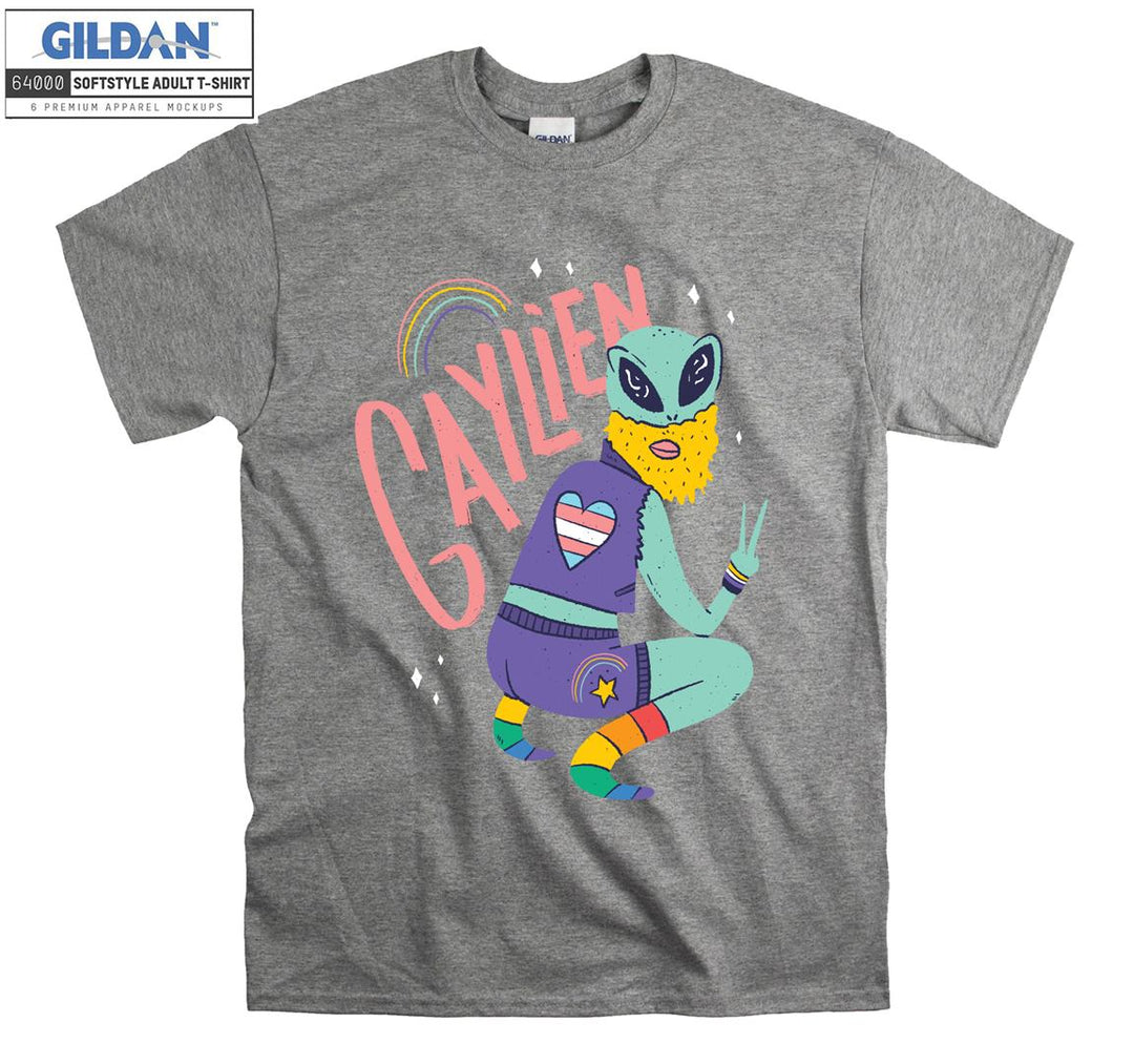 Lgbt allien gaylien figure T-shirt