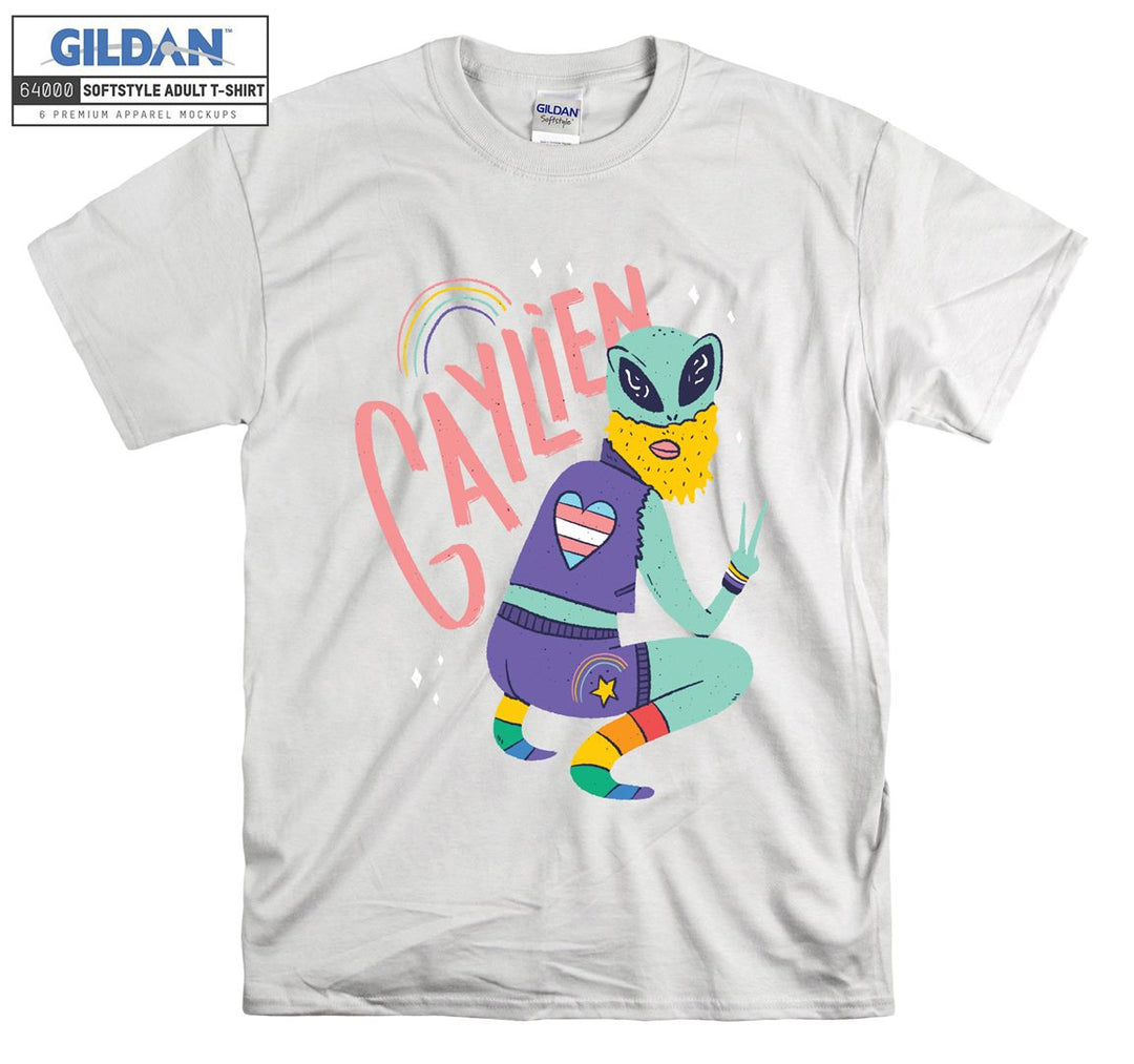 Lgbt allien gaylien figure T-shirt