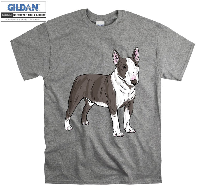 Bull Terrier Dog Figure T-shirt