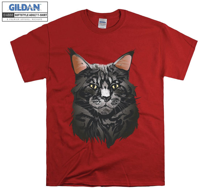 Grumpy Sketch Cat T-shirt