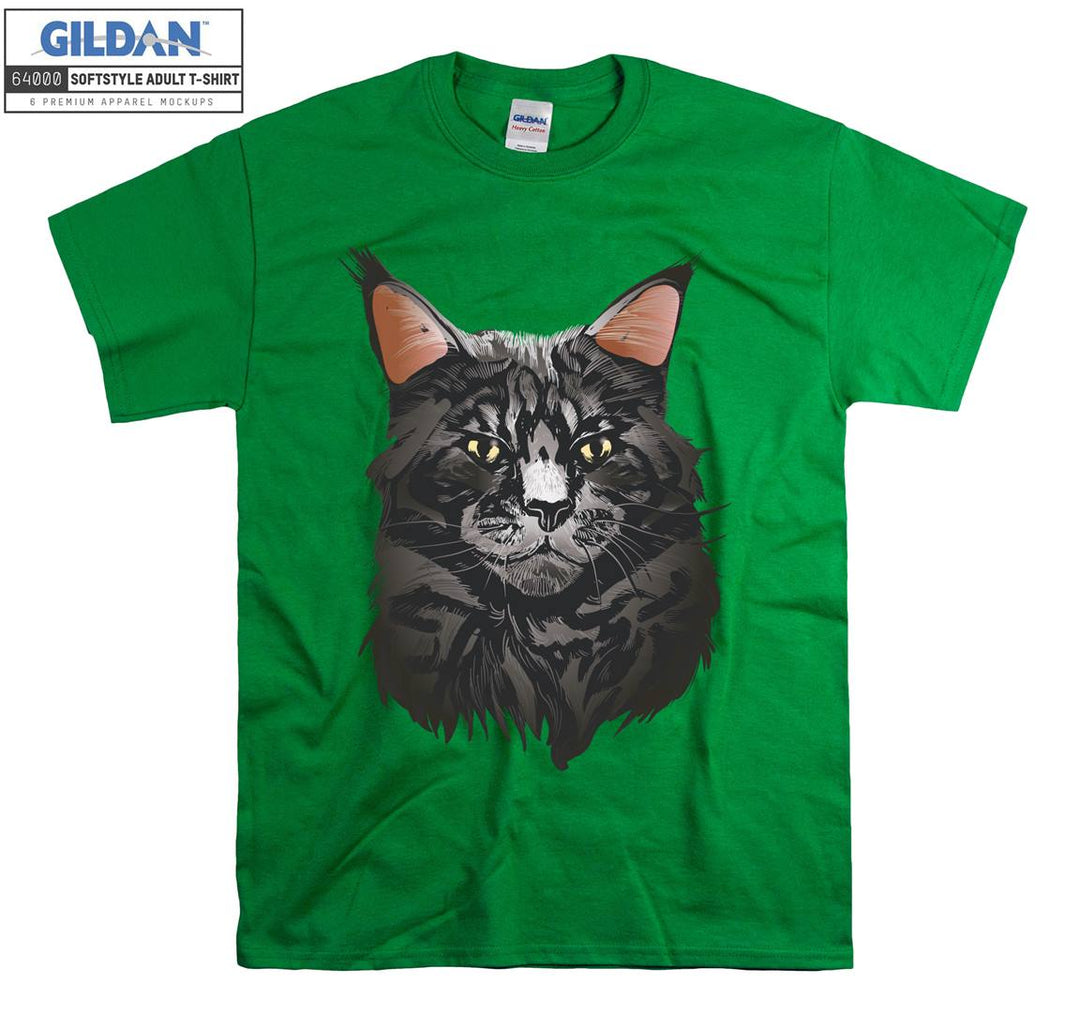 Grumpy Sketch Cat T-shirt