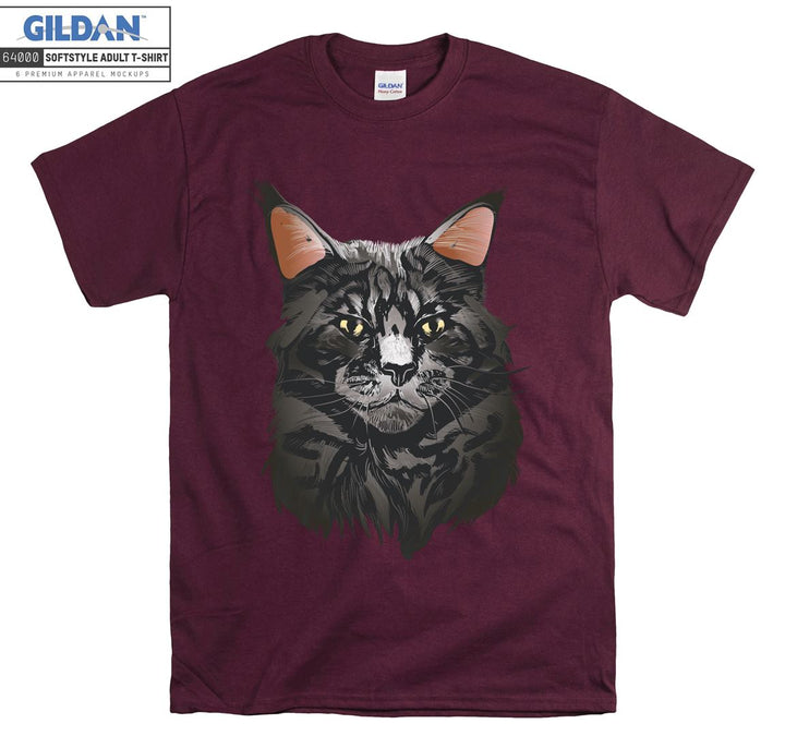 Grumpy Sketch Cat T-shirt