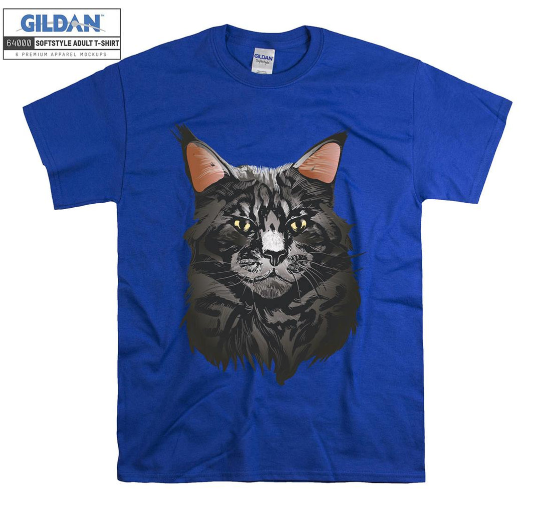 Grumpy Sketch Cat T-shirt