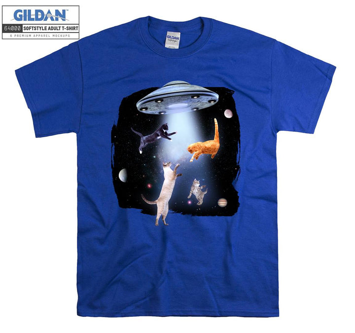 Cats Playing in Space T-shirt