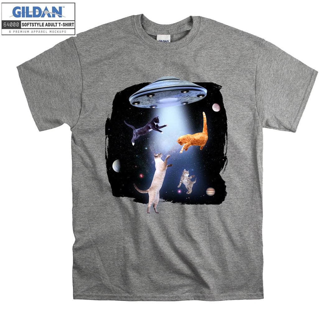 Cats Playing in Space T-shirt