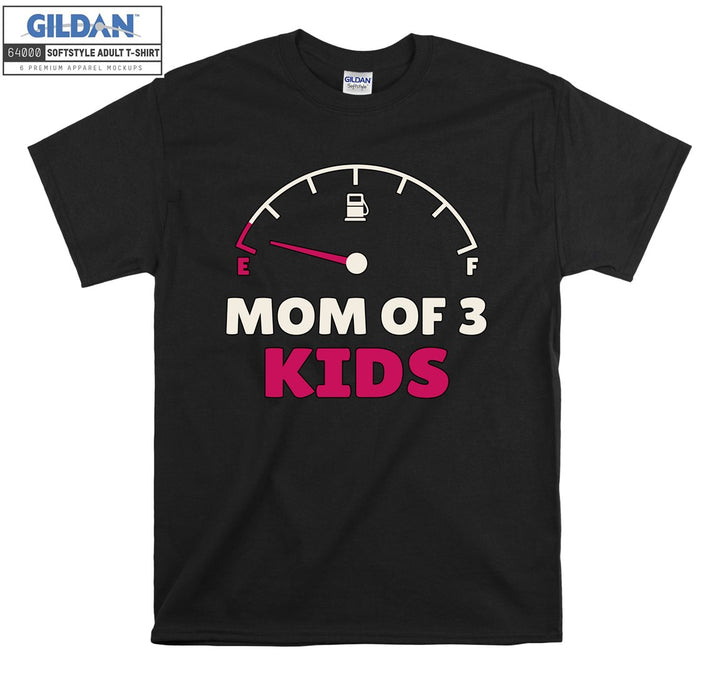 Mom of 3 kids T-shirt