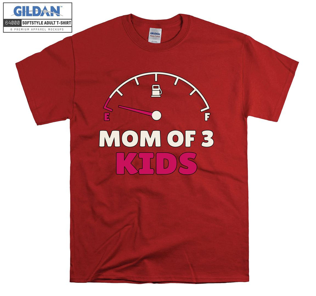 Mom of 3 kids T-shirt