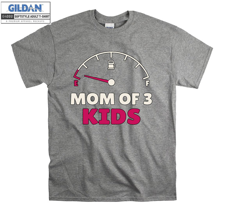 Mom of 3 kids T-shirt