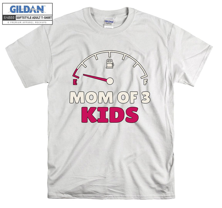 Mom of 3 kids T-shirt