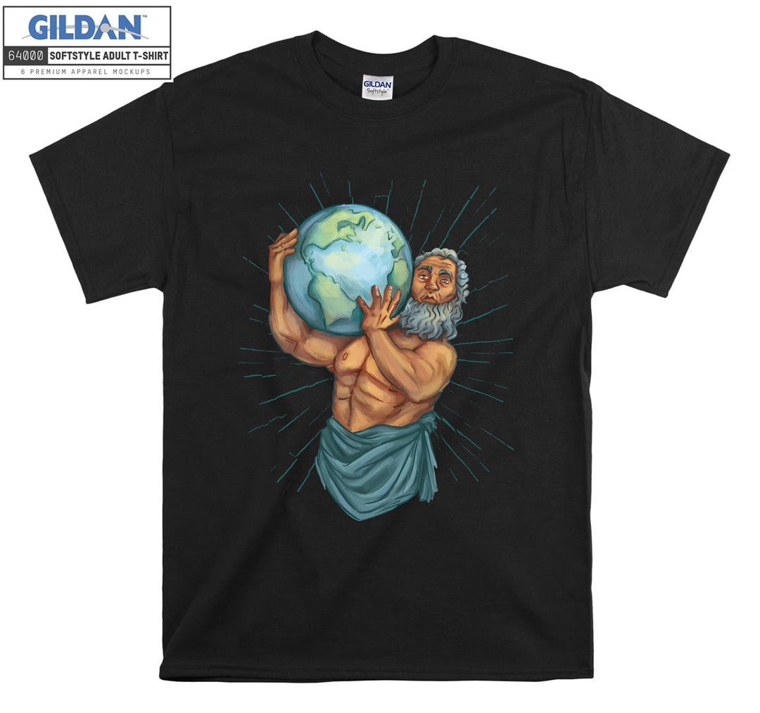 Famous Character Atlas T-shirt