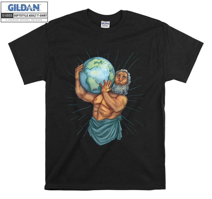 Famous Character Atlas T-shirt