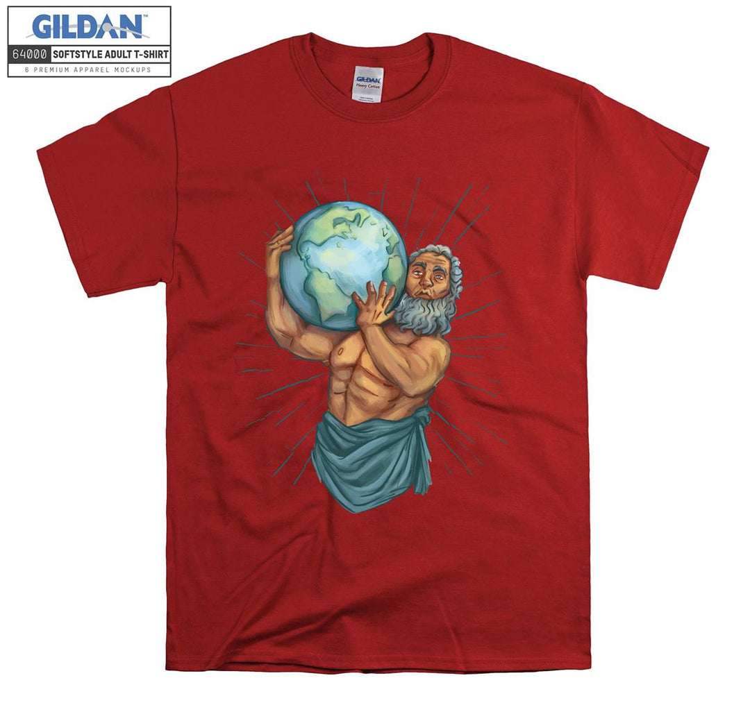 Famous Character Atlas T-shirt