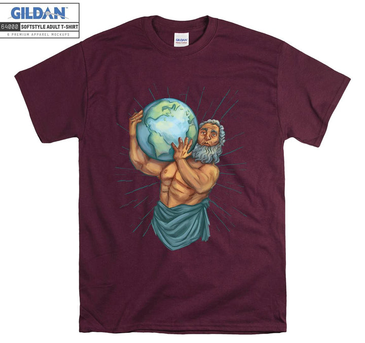 Famous Character Atlas T-shirt