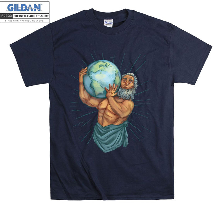 Famous Character Atlas T-shirt
