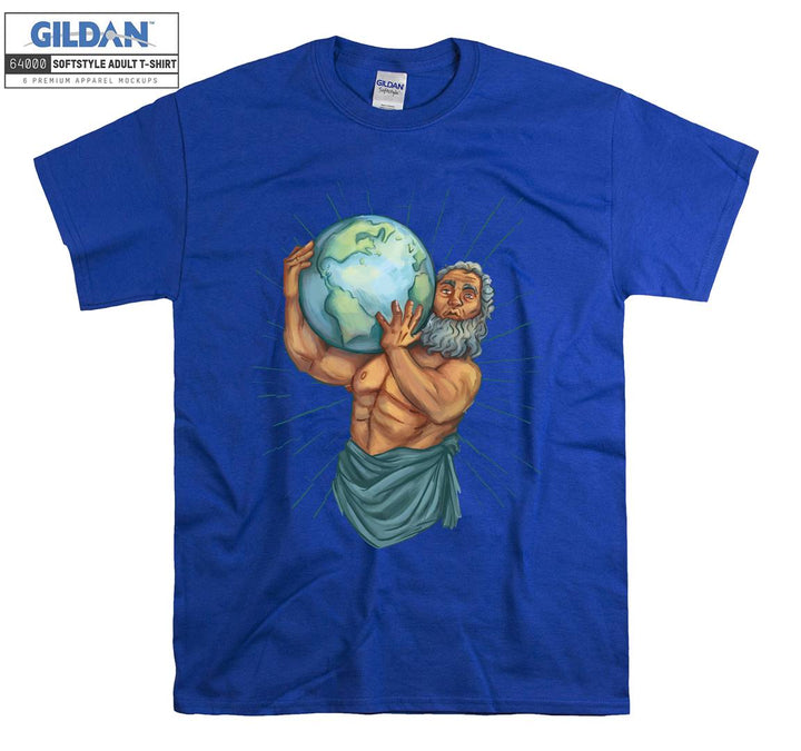 Famous Character Atlas T-shirt