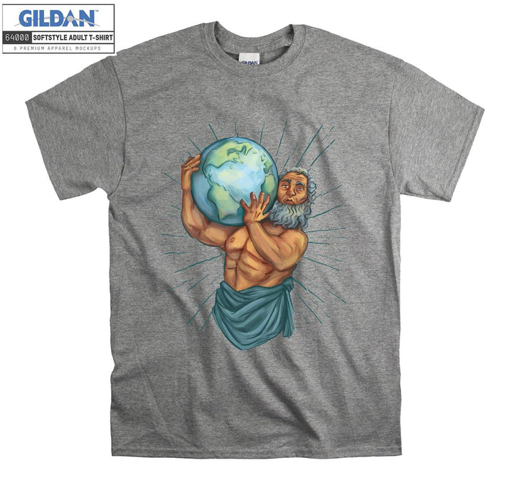 Famous Character Atlas T-shirt