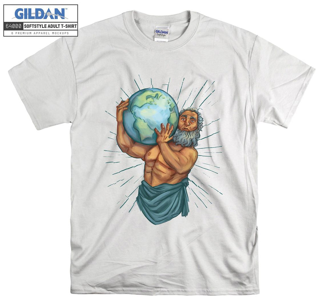 Famous Character Atlas T-shirt
