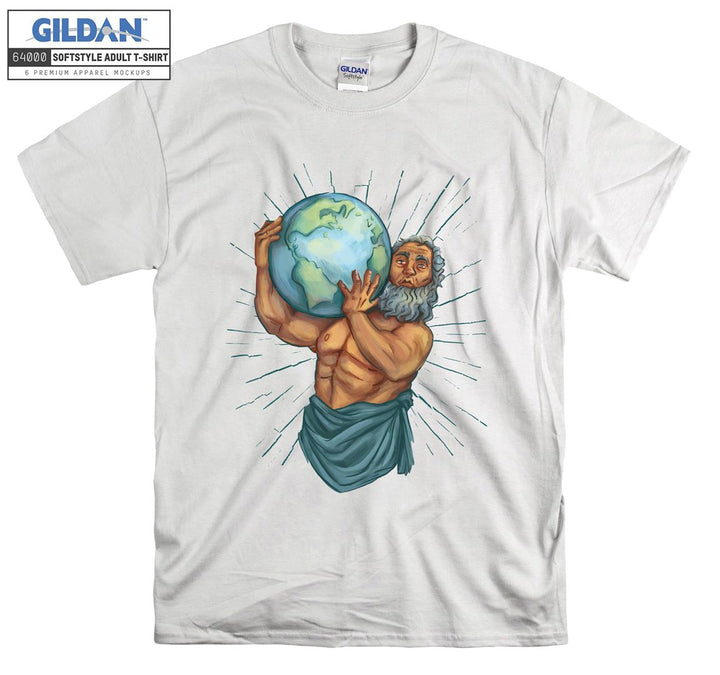 Famous Character Atlas T-shirt