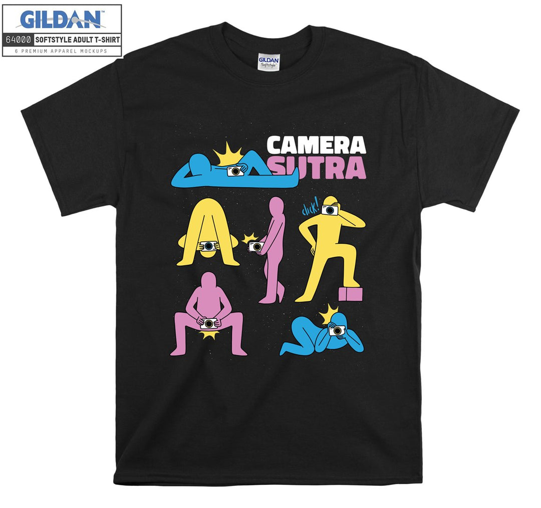 Camera sutra funny mood figure T-shirt