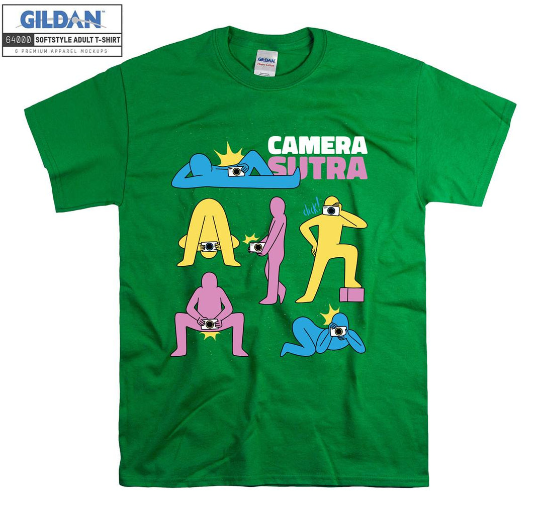 Camera sutra funny mood figure T-shirt