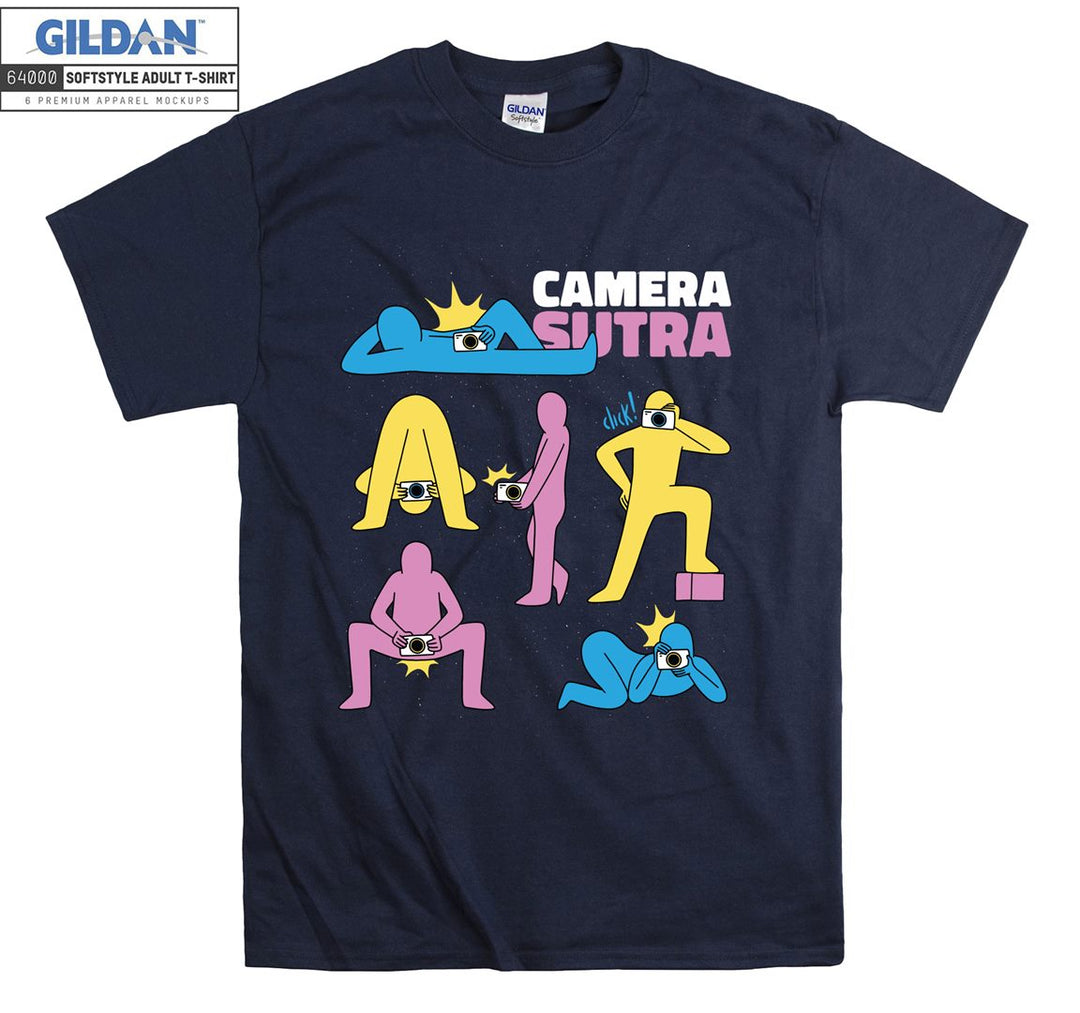 Camera sutra funny mood figure T-shirt