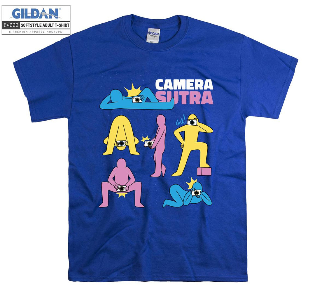 Camera sutra funny mood figure T-shirt