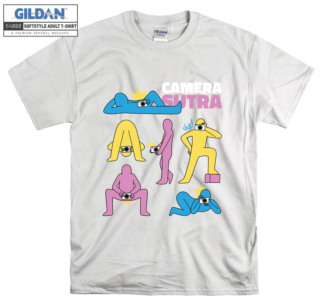 Camera sutra funny mood figure T-shirt